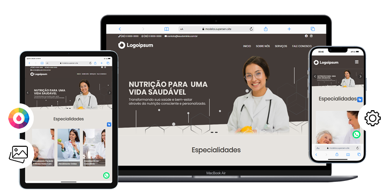 Site para nutricionista