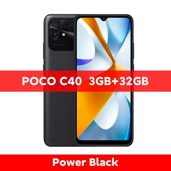 Celular POCO C40 Versão Global 32GB 6000mAh battery 6.71" - Image 3