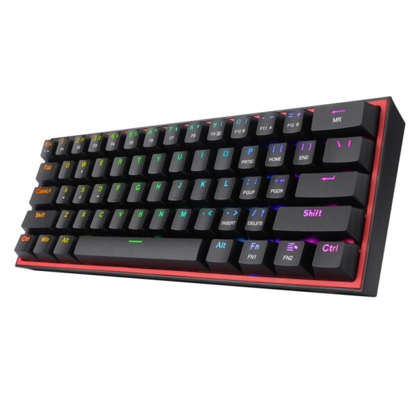 Teclado Redragon K617 60% RGB Gamer 61 Keys Red Switch - Image 2