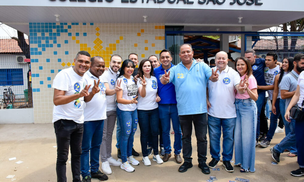 rodeada-de-apoiadores,-janad-vota-em-palmas-e-diz-que-acredita-em-vitoria-no-primeiro-turno