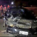 Sinop: Jovem bate carro na traseira de carreta estacionada