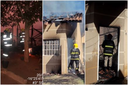 Bombeiros atendem dois casos de incêndio em menos de 24 horas